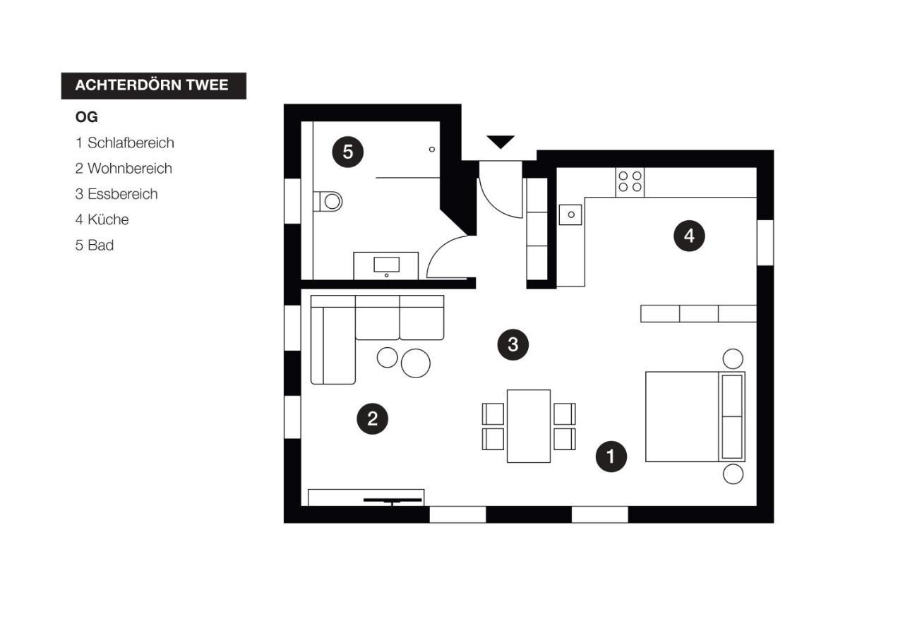 Achterdoern Twee Apartman Fehmarn Kültér fotó